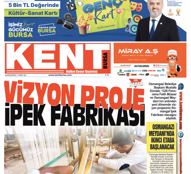BAŞKAN DÜNDAR DAN ÇARŞAMBA MESAİSİ ÖN SAYFA
