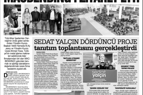 MAC BENDİNG ZİYARETİ