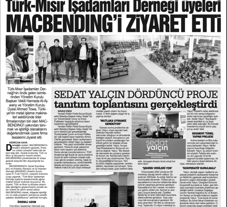 MAC BENDİNG ZİYARETİ