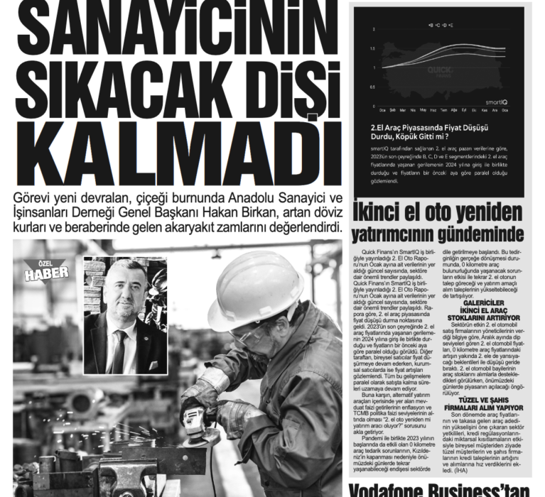 SANAYİCİNİN SIKACAK DİŞİ KALMADI